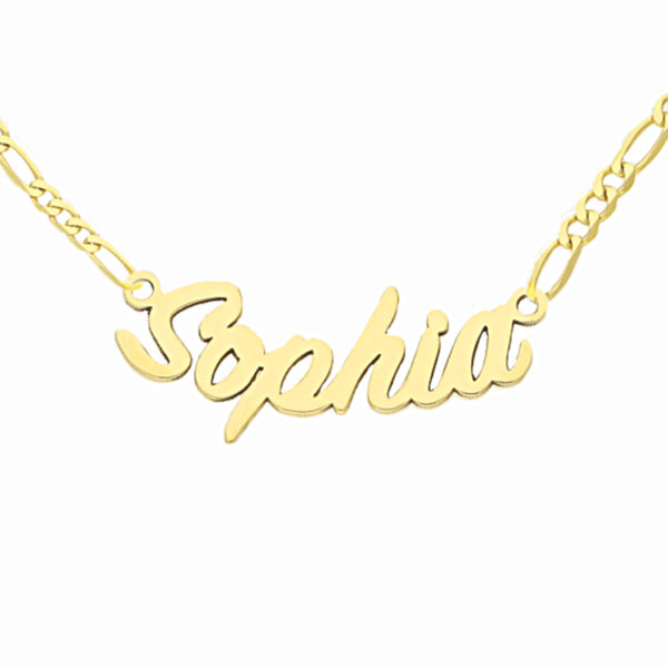 Gold Name Necklace - Image 4