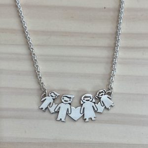 Silver Mummy and Daddy charm