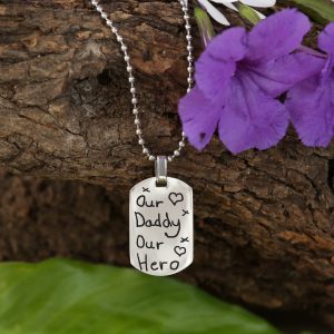 Stainless steel dog tag