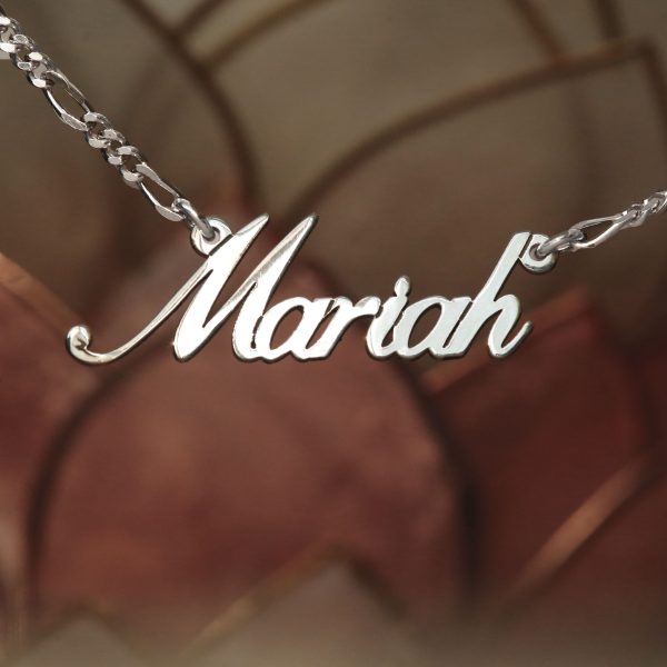 A Silver Name Necklace (Price depends on selection.) - Image 2