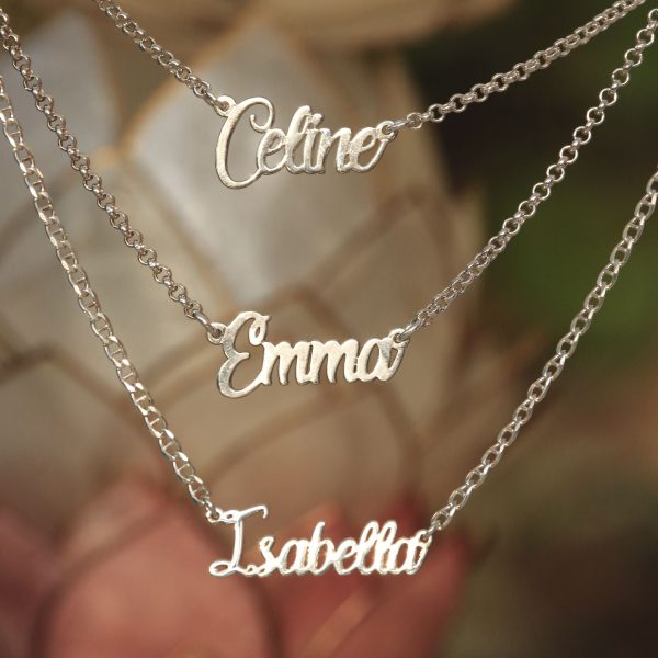 Silver Name Necklace (Price depends on selection) - Image 2