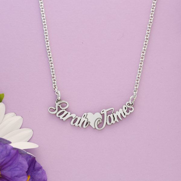 Name Necklace with two names (Price depends on names)